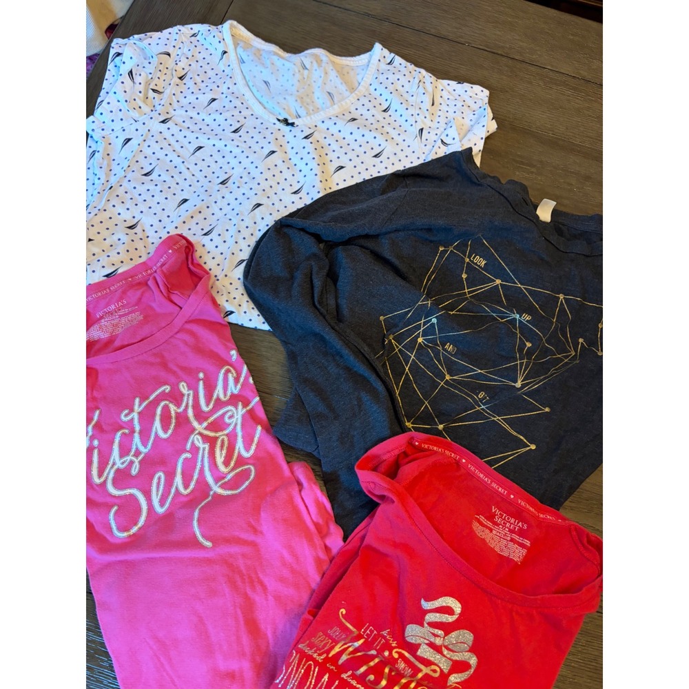 Victoria's Secret & other brand Sleep Tops Women Medium Lot of 4
